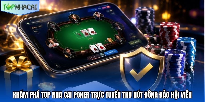 Khám phá top nha cai poker trực tuyến thu hút đông đảo hội viên