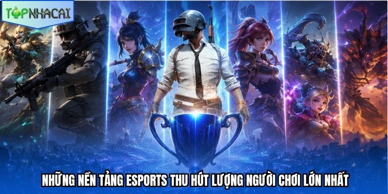 Những nền tảng eSports thu hút lượng người chơi lớn nhất
